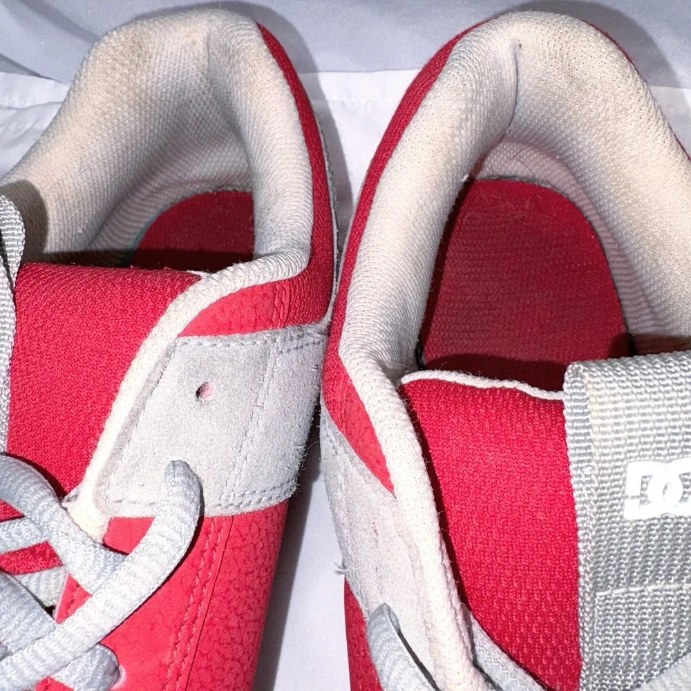 DC Lynx Zero Men's Skateboarding Shoes Size US 12 Red White Gray